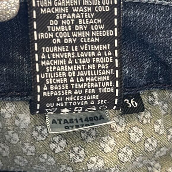 7 For All Mankind Men’s Slimmy Luxe Performance Jeans Denim size 36 - Picture 9 of 11